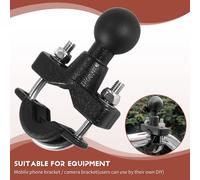 Moto Manubrio Ferroviario Supporto 37mm Larghezza Bulloni a U Supporto Base Con