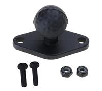 Moto Manubrio Morsetto Base 25mm Palla di Gomma per Testa di Montaggio per Microfono Cellulari Staffa di Navigazione Adattatore Testa a Sfera
