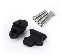Moto Manubrio Riser Elevazione Morsetto Supporto Per Ducati Per Multistrada V4 S V4S V4 Per Pikes Picco Per Rally Riser manubrio(Nero)