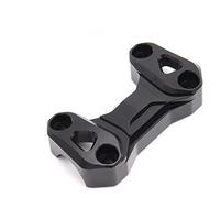 Moto Manubrio Riser per Benelli 502C 752S per TRK 502 per LEONCINO 500 800 Moto di Alluminio di CNC Riser Manubrio Coperchio Superiore Morsetto Manubrio Riser Morsetto (Colore : Nero)