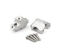 Moto Manubrio Riser Per Ducati Per Multistrada V4 Moto CNC Alluminio Argento Manubrio Riser Bar Mount Maniglia Morsetto Di Montaggio Riser Manubrio