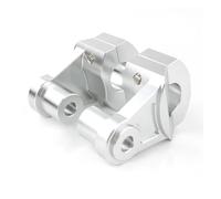 Moto Manubrio Riser Per ROYAL Per ENFIELD Per Super Per Meteor 650 2022-2024 25.4mm Manubrio Moto Fat Bar Mount Morsetti Riser Riser Manubrio(Argento)