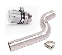 Moto Marmitta con Scarico Per BMW F900 R XR F900R F900XR 2020 2021 2022 2023 Silenziatore Scarico Per Moto 51 Mm Senza Tubo Collegamento Centrale Slip On(Type 1)