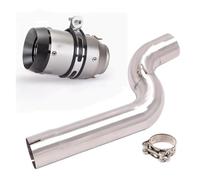 Moto Marmitta con Scarico Per BMW F900 R XR F900R F900XR 2020 2021 2022 2023 Silenziatore Scarico Per Moto 51 Mm Senza Tubo Collegamento Centrale Slip On(Type 3)