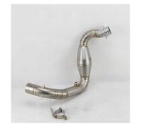 Moto Marmitta con Scarico Per BMW G310GS G310R G 310GS G310 GS G 310R Tutti Gli Anni 51mm Motocicletta Tubo Collegamento Centrale Contatto Marmitta Slip On(A)