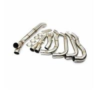 Moto Marmitta con Scarico Per BMW S1000RR S1000r S 1000 R RR S1000R 2010-2018 Collettore Scarico Moto Collegamento Anteriore Tubo Marmitta 60 Mm Sistema Completo Slip On