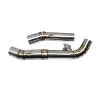 Moto Marmitta con Scarico Per Kawasaki Z1000 Z 1000 Z-1000 2007-2009 Moto Sportiva Motocicletta Tubo Scarico Centrale Collegamento Marmitta Tubo Centrale