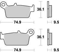 MOTO MASTER 091821 PASTIGLIE FRENO NITRO AJP PR7 610 ADVENTURE 2020