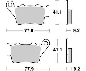 MOTO MASTER 093221 PASTIGLIE FRENO NITRO YAMAHA XT 660 R 2012