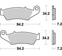MOTO MASTER 093421 PASTIGLIE FRENO NITRO BETA RR 400 SUPERMOTARD 2011