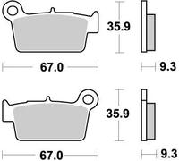 MOTO MASTER 094521 PASTIGLIE FRENO NITRO FANTIC XEF 250 TRAIL 2022