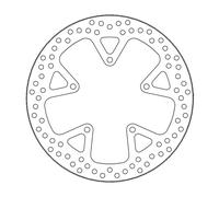 110588 BRAKE ROTOR FIXED HALO ROUND NATURAL PEUGEOT GEOPOLIS 125 PREMIUM 2008