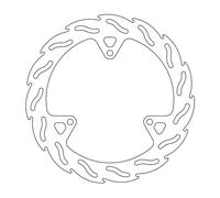MOTO MASTER 110657 BRAKE ROTOR FIXED FLAME REAR YAMAHA MT-03 ABS 2016