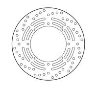 Moto Master Disco Freno Moto Vintage Anteriore specifico per Moto d'Epoca - spessore 3,1 mm