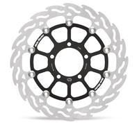 MOTO-MASTER - BRAKE DISC FLAME RACING FT R - BRAKE ROTOR FLOATING FLAME BLACK -