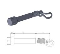 MOTO MASTER 213045 PERNI PINZA FRENO KTM SX 50 2014