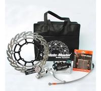 Moto-master Supermoto Street 320 Mm Honda 313050 Brake Kit Argento