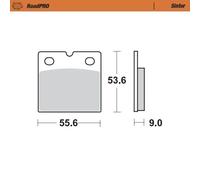 MOTO MASTER 401602 BRAKE PAD SINTER REAR GUZZI LM 1000 IV LE MANS 1986