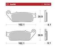 MOTO MASTER 402505 ROADPRO SINTER SCOOTER BUELL BLAST 2006