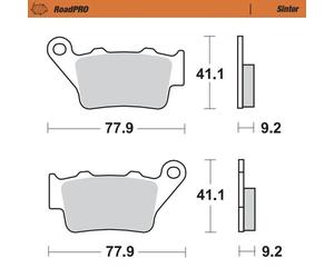 MOTO MASTER 403402 BRAKE PAD SINTER REAR YAMAHA XT 660 Z TENERE 2013