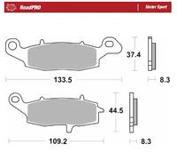 MOTO MASTER 404205 ROADPRO SINTER SPORT KAWASAKI VN 900 VULCAN CLASSIC 2012