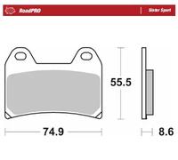 MOTO MASTER 404305 ROADPRO SINTER SPORT GUZZI V7 750 STONE 2012