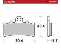 MOTO MASTER 407605 ROADPRO SINTER SPORT TRIUMPH SPEED 400 ABS 2026