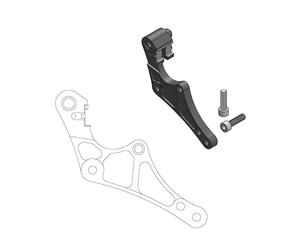 Moto Master Adattatore staffa pinza per disco anteriore stradale Supermoto da 320mm