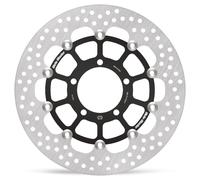 MOTO-MASTER - BRAKE DISC HALO FLOAT FT - BRAKE ROTOR FLOATING HALO ROUND BLACK -