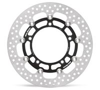 MOTO-MASTER - BRAKE DISC HALO FLOAT FT - BRAKE ROTOR FLOATING HALO ROUND BLACK -