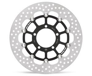 MOTO-MASTER - BRAKE DISC HALO FLOAT FT - BRAKE ROTOR FLOATING HALO ROUND BLACK -
