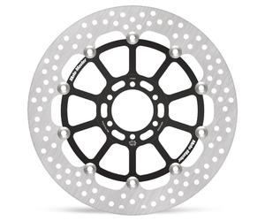 MOTO-MASTER - BRAKE DISC HALO FLOAT FT - BRAKE ROTOR FLOATING HALO ROUND BLACK -