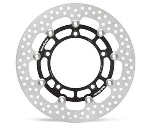 MOTO-MASTER - BRAKE DISC HALO FLOAT FT - BRAKE ROTOR FLOATING HALO ROUND BLACK -