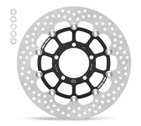 Moto-master Halo Round 112271 Floating Brake Disc Argento