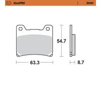 401801 BRAKE PAD ROADPRO SINTER YAMAHA XVZ 1200 TD VENTURE ROYALE 1984