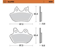 Moto-master Harley Davidson 411901 Sintered Brake Pads Nero