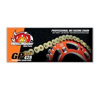 Moto Master Catena Moto Offroad GP Gold ideale per bagnato e fango - Passo 428