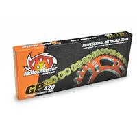 Moto Master Catena Moto Offroad GP Gold ideale per bagnato e fango - Passo 420