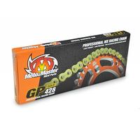 Moto Master Catena Moto Offroad GP Gold ideale per bagnato e fango - Passo 428