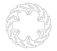 Moto-Master Disco freno Serie Flame 110647 posteriore 245 mm Argento