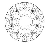 Moto-master Halo Honda 117059 Brake Disc Argento
