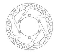 Moto-Master Disco freno Halo 110566 per KTM Argento