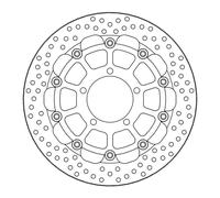 112208 BRAKE ROTOR FLOATING HALO ROUND BLACK TRIUMPH MOTO2 LIMITED EDITION 2021