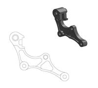 Moto Master Adattatore staffa pinza per disco anteriore stradale Supermoto da 320mm