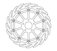 Moto-master Flame Husqvarna/ktm 112177 Left Front Brake Disc Argento