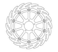Moto-master Flame Ktm/yamaha 112220 Left Front Brake Disc Argento