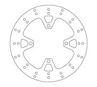 Moto-master Halo Polaris 110446 Front Brake Disc Argento