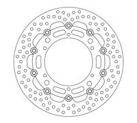 Moto-Master Disco freno Halo Yamaha 112136 Anteriore 300 mm Argento