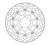 Moto-master Disco Freno Anteriore Round Triumph 112174 Left&right