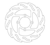 Moto-master Flame Yamaha 110230 Rear Brake Disc Argento